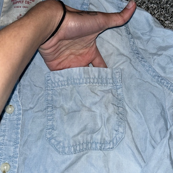 Blue button down shirt - Picture 4 of 5